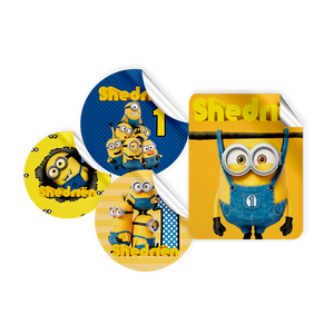 Gepersonaliseerde Minions Stickers