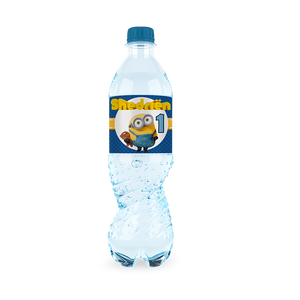 Gepersonaliseerde Minions waterfles labels en stickers