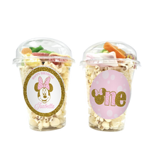Afbeelding in Gallery-weergave laden, Gepersonaliseerde Minnie Mouse Goud snoep en popcorn bekers
