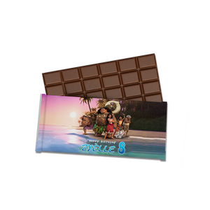 Gepersonaliseerde Moana 2 (Vaiana 2) chocoladereep