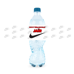 Gepersonaliseerde Nike waterfles labels en stickers