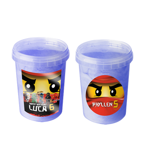Gepersonaliseerde NinjaGo suikerspin emmers