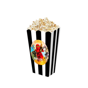 Gepersonaliseerde NinjaGo 3D popcorn bakjes