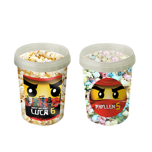 Gepersonaliseerde NinjaGo popcorn emmers