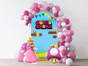 Princess Peach Decoratie Cutout Set