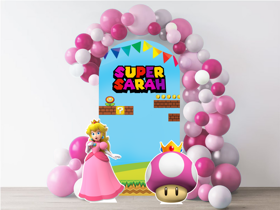 Princess Peach Decoratie Cutout Set