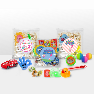 Gepersonaliseerde Peppa Pig snoep en popcorn speelgoed traktatie