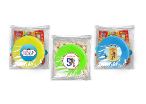 Gepersonaliseerde Piraat snoep of popcorn frisbee zakjes
