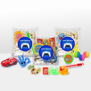 Gepersonaliseerde PlayStation snoep en popcorn speelgoed traktatie