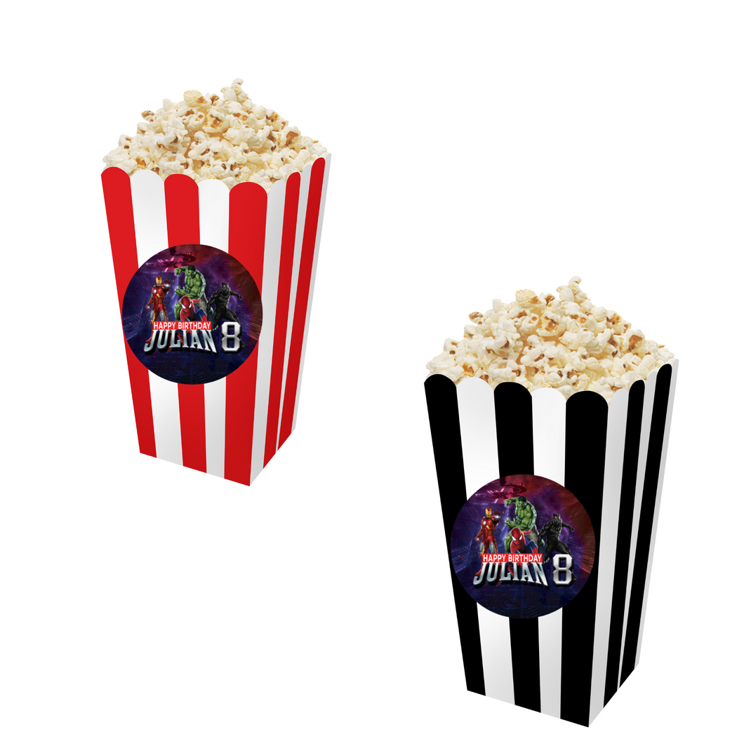 Gepersonaliseerde Marvel 3D popcorn bakjes