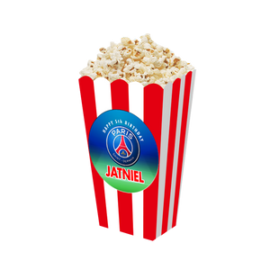 Gepersonaliseerde PSG 3D popcorn bakjes