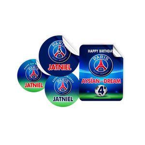 Gepersonaliseerde PSG Stickers