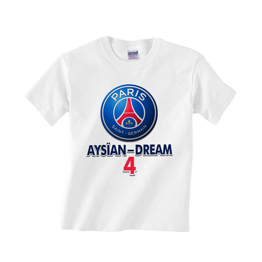 Gepersonaliseerde PSG T-shirts