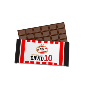 Gepersonaliseerde PSV chocoladereep