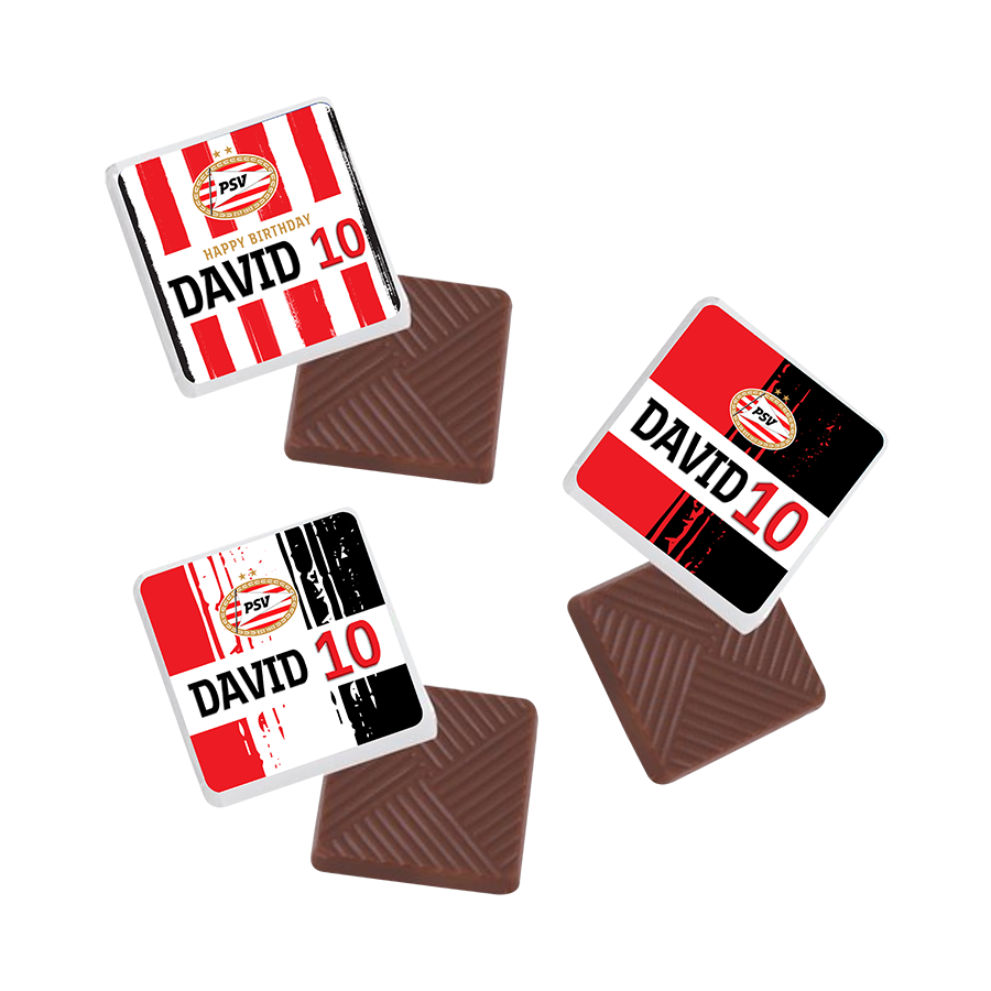 Gepersonaliseerde PSV napolitaanse chocolaatjes