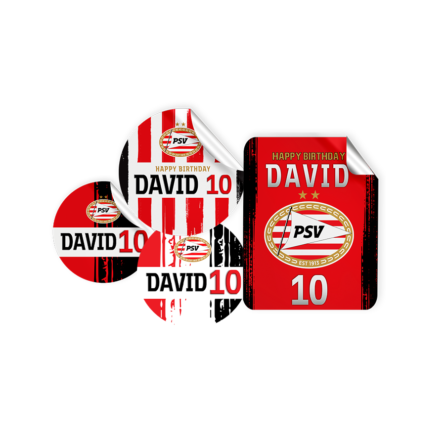 Gepersonaliseerde PSV Stickers