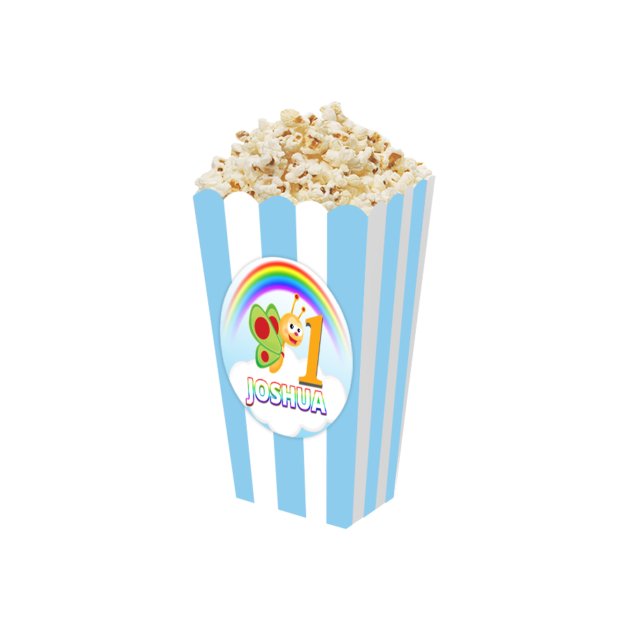 Gepersonaliseerde BabyTV 3D popcorn bakjes