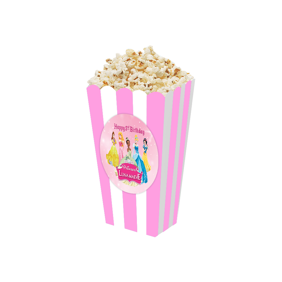 Prinsessen Variatie 3D popcorn bakjes