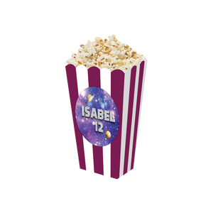 Gepersonaliseerde Ruimte (Galaxy) 3D popcorn bakjes