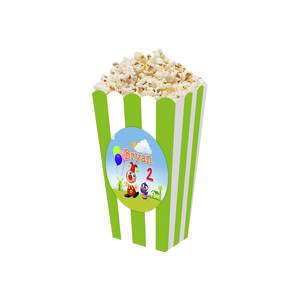 Gepersonaliseerde Jokie & Jet 3D popcorn bakjes