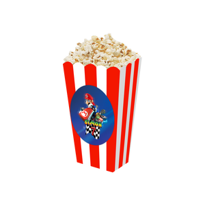 Gepersonaliseerde Mario Kart 3D popcorn bakjes