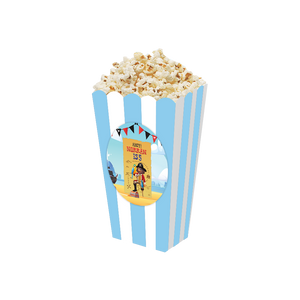 Gepersonaliseerde Piraat 3D popcorn bakjes