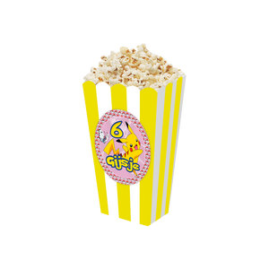 Gepersonaliseerde Pokémon (Meisjes) 3D popcorn bakjes