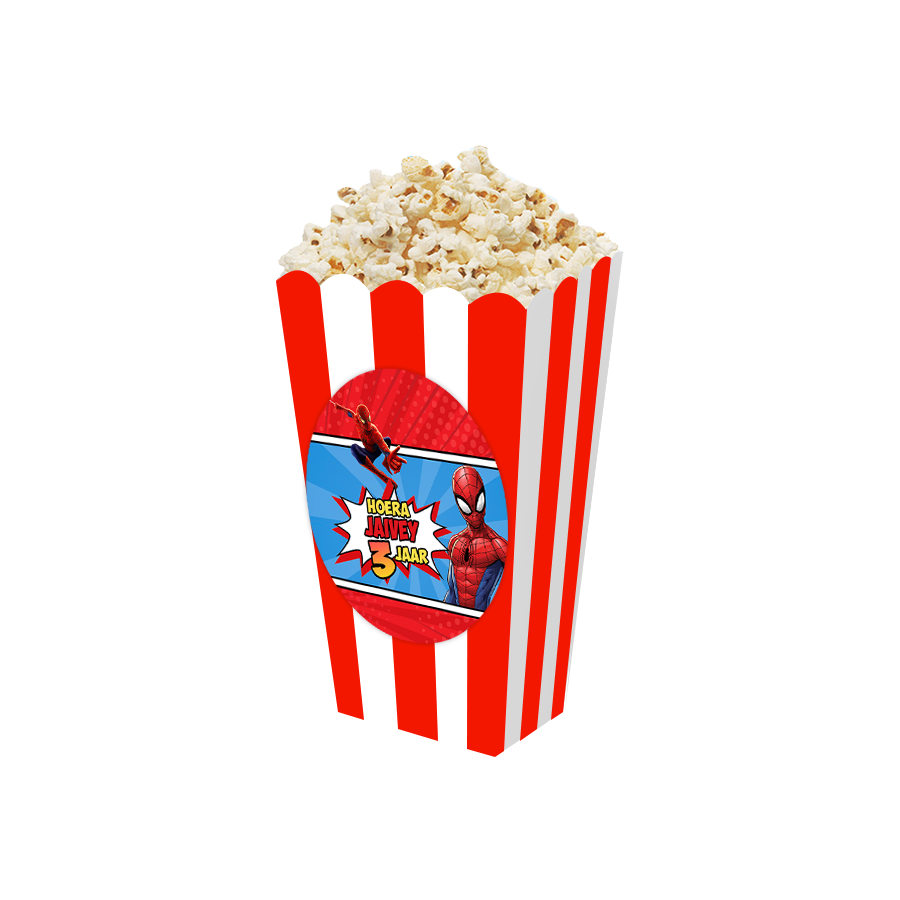 Gepersonaliseerde Spider-Man 3D popcorn bakjes