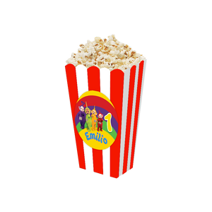 Gepersonaliseerde Teletubbies 3D popcorn bakjes