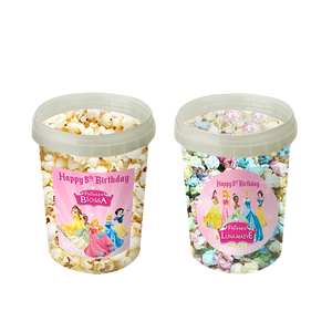 Gepersonaliseerde Prinsessen Variatie popcorn emmers