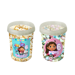 Gepersonaliseerde Gabby's Poppenhuis popcorn emmers