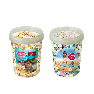 Gepersonaliseerde Moana Vaiana popcorn emmers