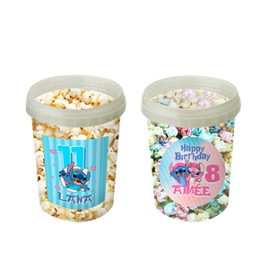 Gepersonaliseerde Stitch popcorn emmers