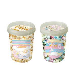 Gepersonaliseerde Unicorn popcorn emmers