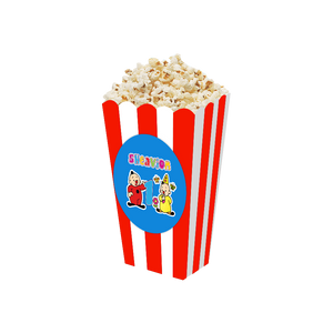 Gepersonaliseerde Clown 3D popcorn bakjes