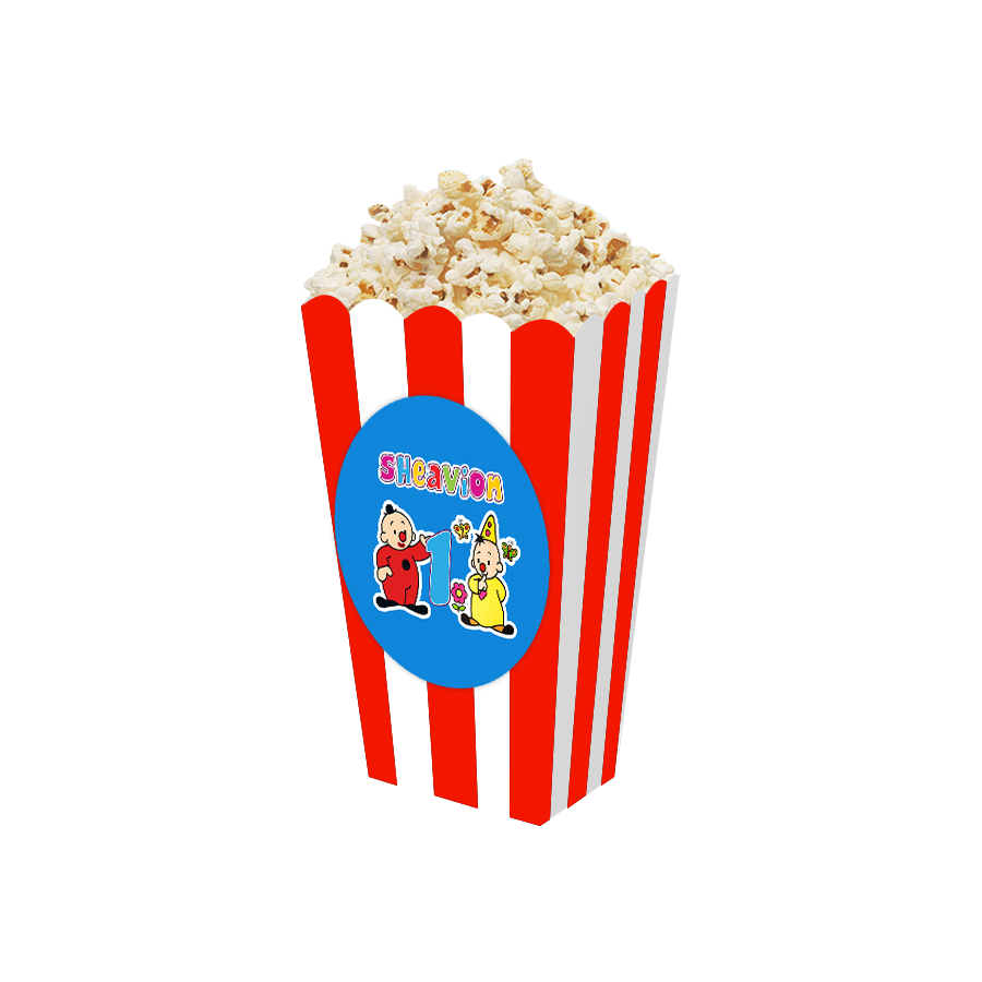 Gepersonaliseerde Clown 3D popcorn bakjes