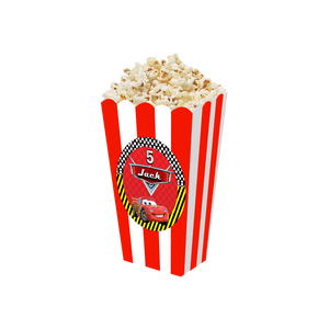 Gepersonaliseerde Cars 3D popcorn bakjes