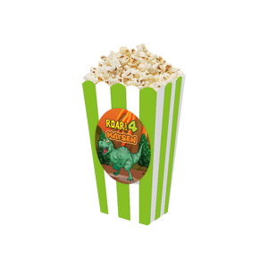 Gepersonaliseerde Dino 3D popcorn bakjes