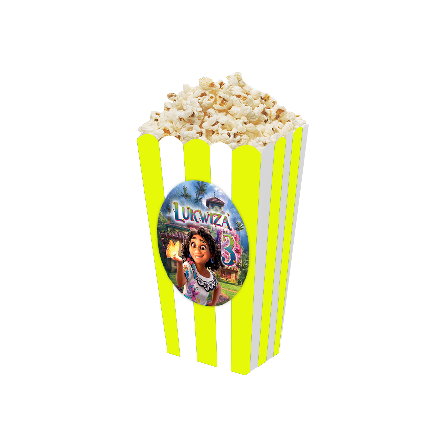 Gepersonaliseerde Encanto popcorn bakjes