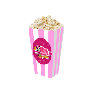 Gepersonaliseerde Minnie Mouse 3D popcorn bakjes