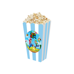 Gepersonaliseerde Super Mario Bros 3D popcorn bakjes