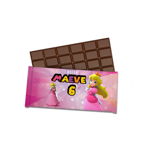 Gepersonaliseerde Princess Peach chocoladereep