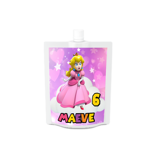 Gepersonaliseerde Princess Peach Drinkzakjes