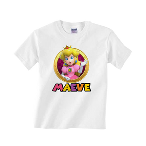 Gepersonaliseerde Princess Peach T-shirts