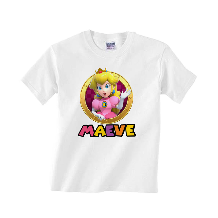 Gepersonaliseerde Princess Peach T-shirts