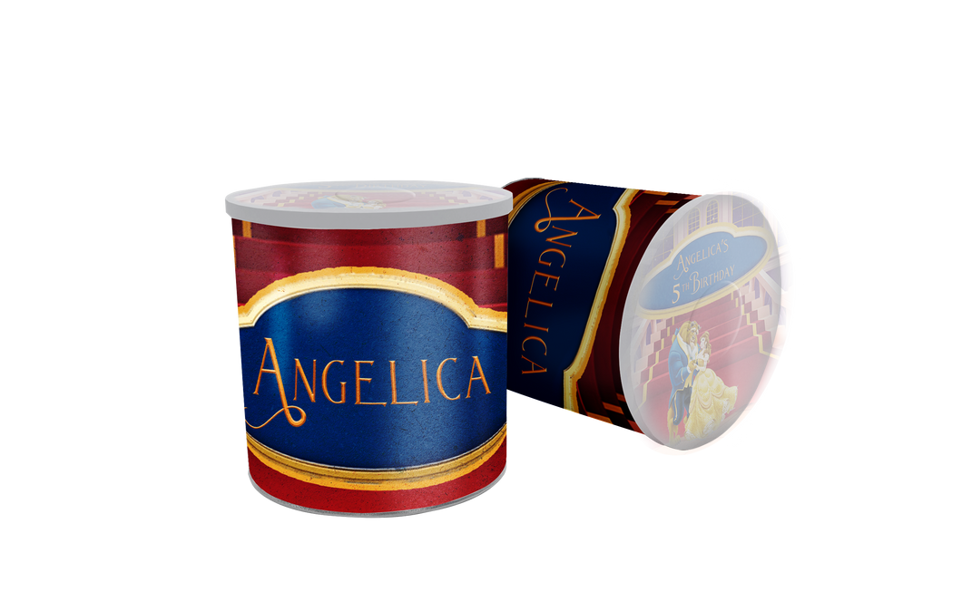 Gepersonaliseerde Belle en het Beest Pringles