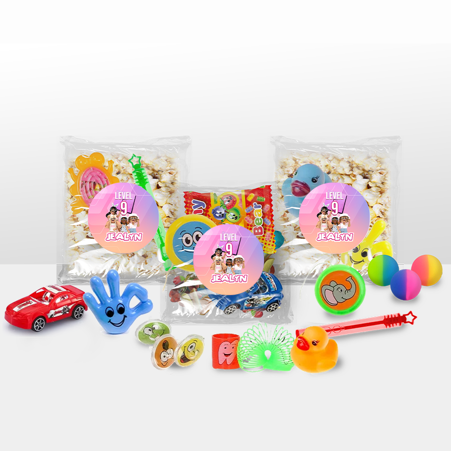 Gepersonaliseerde Roblox Meisjes snoep en popcorn speelgoed traktatie