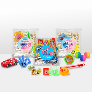 Gepersonaliseerde Stitch snoep en popcorn speelgoed traktatie