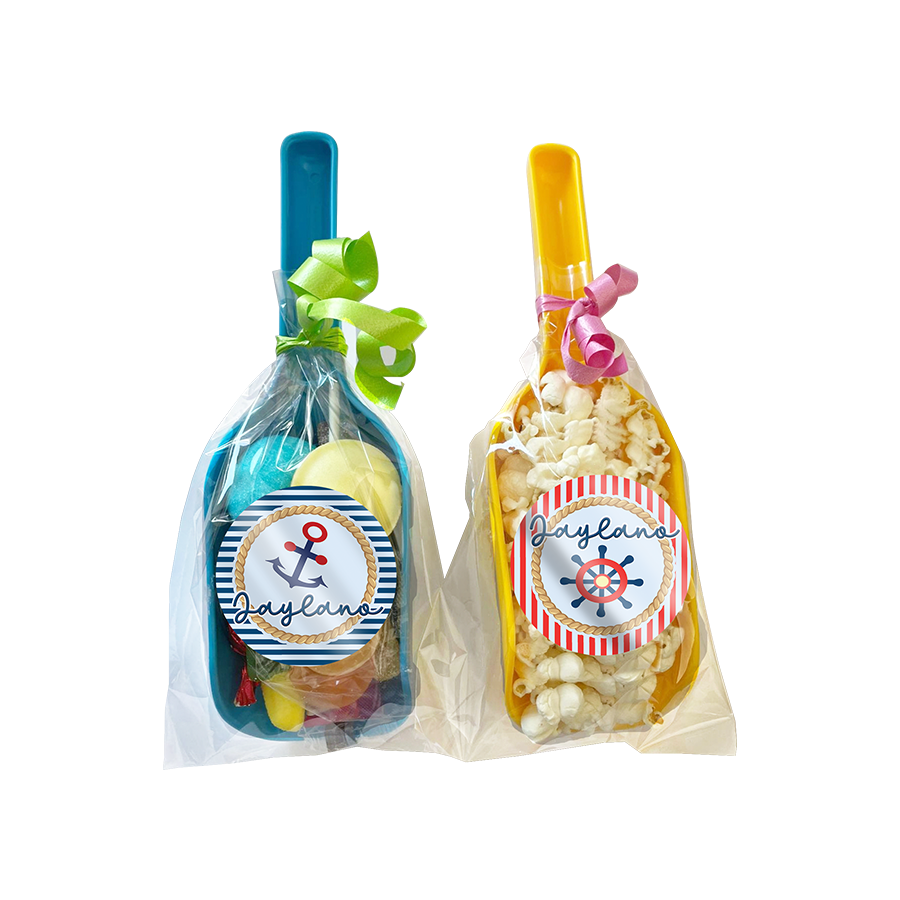 Gepersonaliseerde Matroos snoep en popcorn schepjes