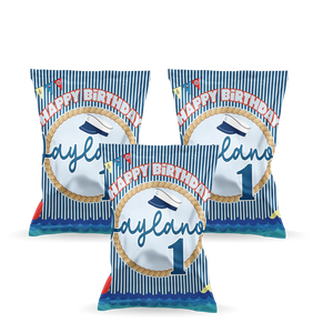 Gepersonaliseerde Matroos popcorn uitdeelzakjes